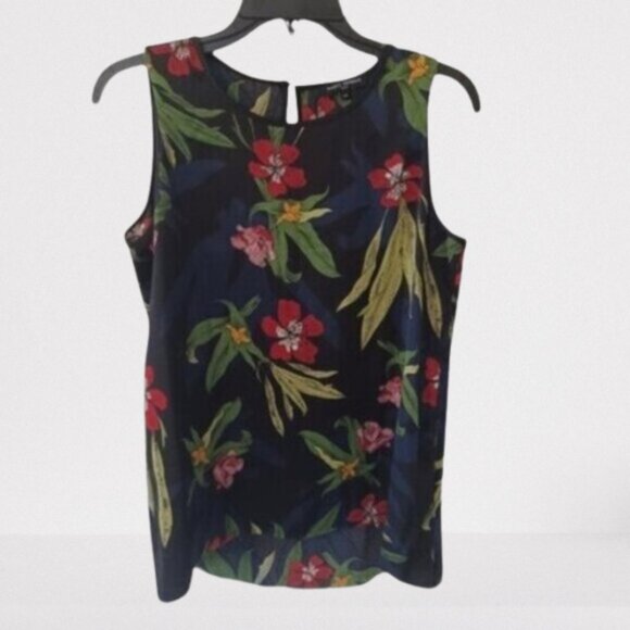 Mario Serrani Tank Top Made In Italy Lagenlook Tropical Size S - Picture 1 of 7